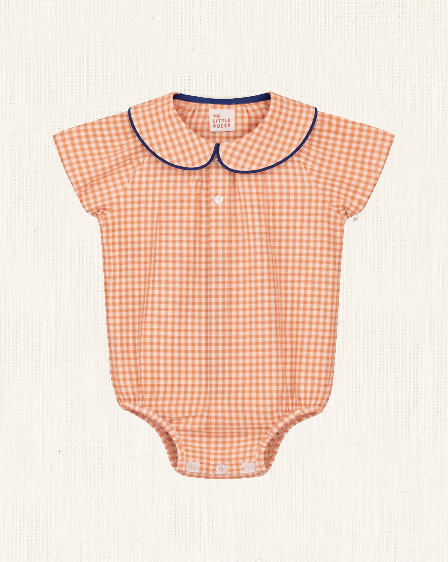 Leo Romper - Vichy Carrot