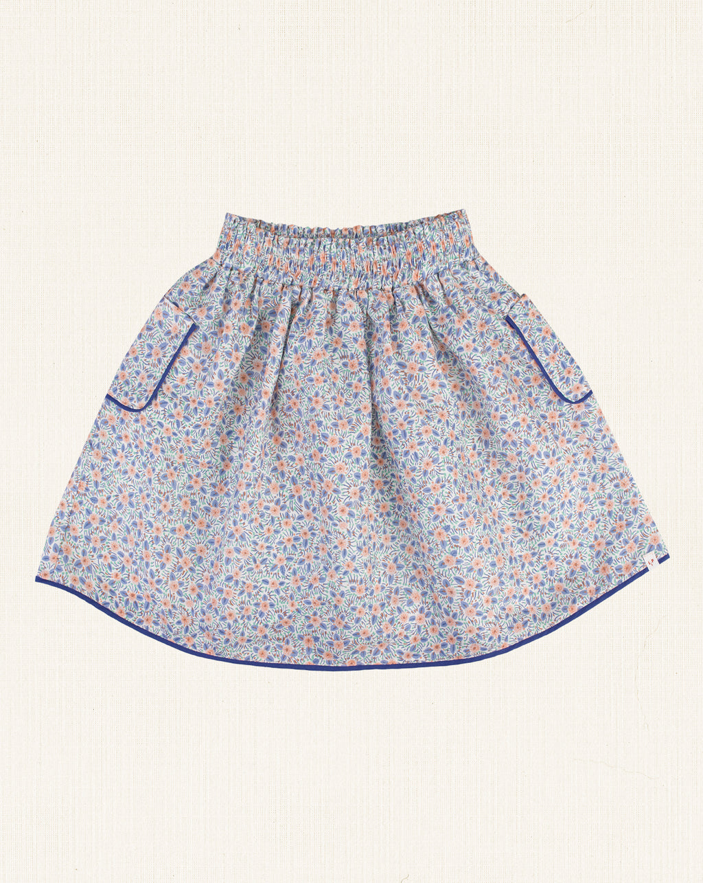 Mia Short Skirt - Pink Flowers