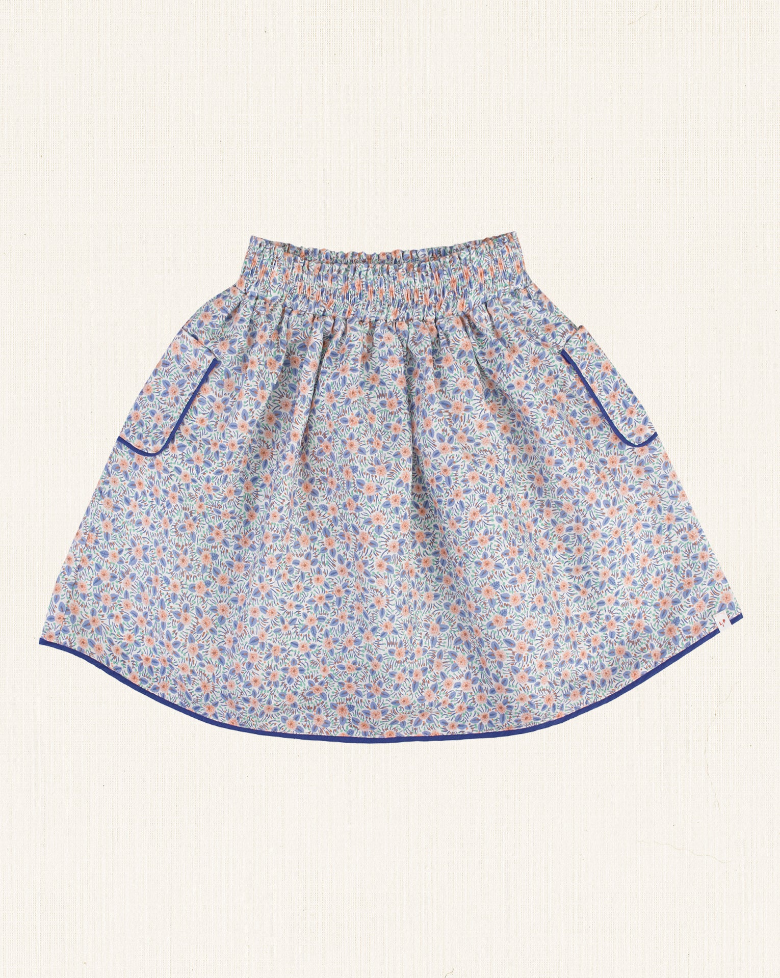 Mia Short Skirt - Pink Flowers