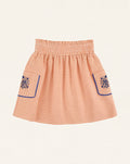 Mia Short Skirt - Vichy Carrot