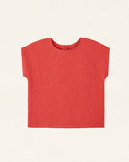 Natalia Shirt - Red Safran