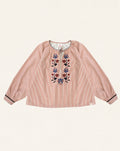 Olívia Blouse Red Stripes