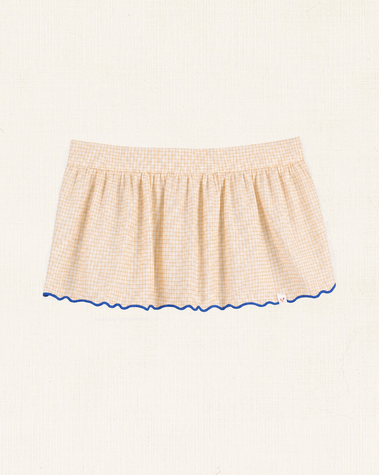 Alma Overskirt - Vichy Yellow