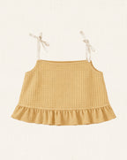 Rosalia Top - Ochre