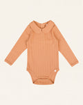 Pureza Baby Bodysuit Caramel
