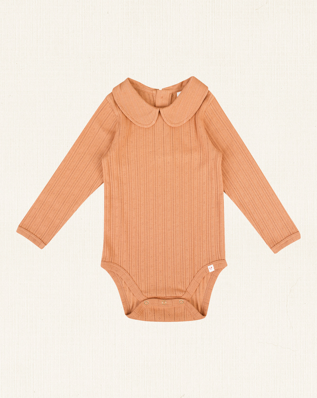 Pureza Baby Bodysuit Caramel