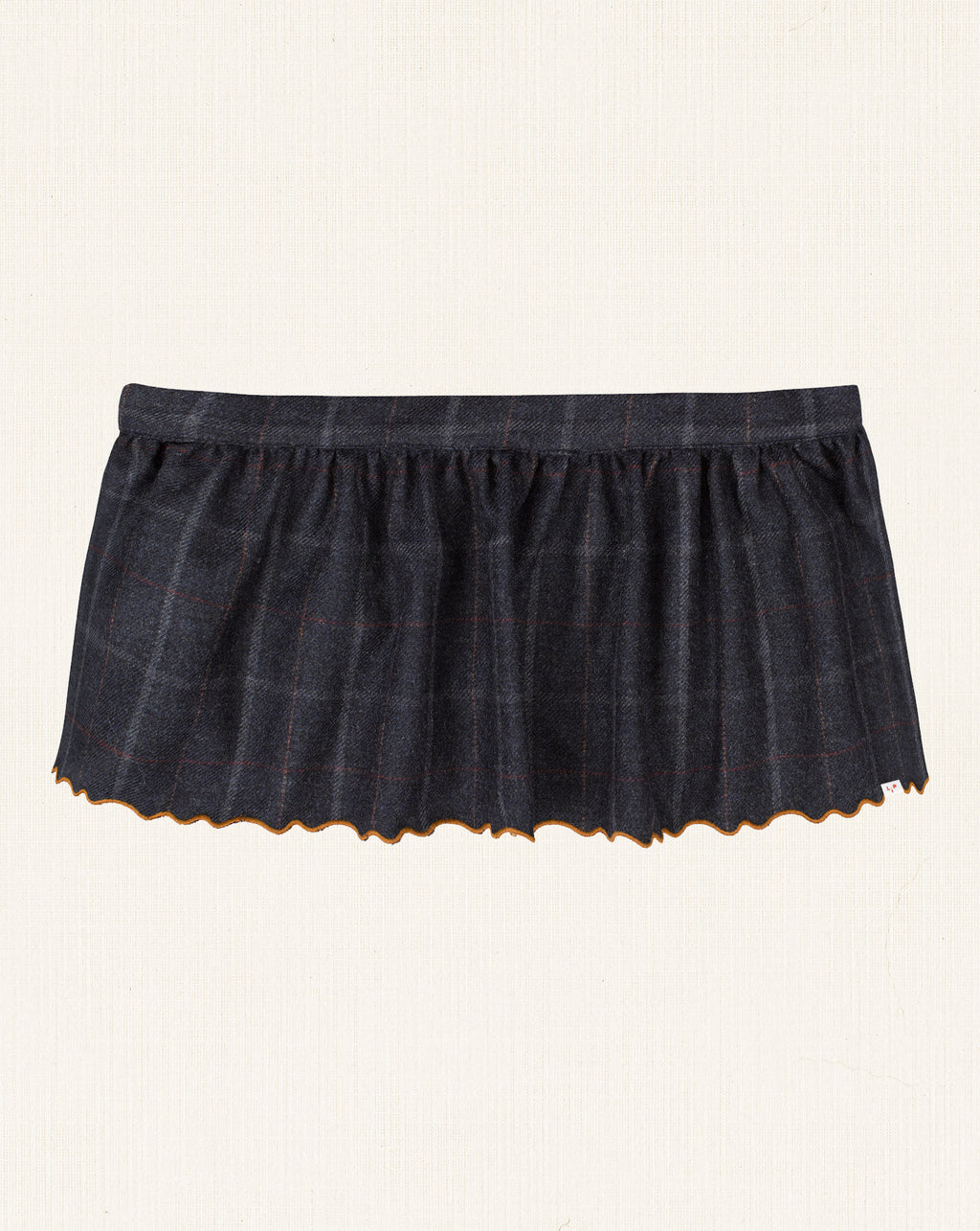 Alma Overskirt Navy Tartan