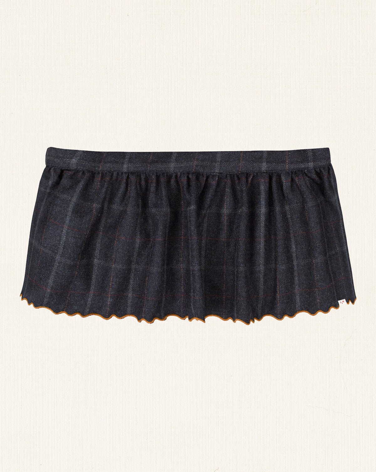 Alma Overskirt Navy Tartan