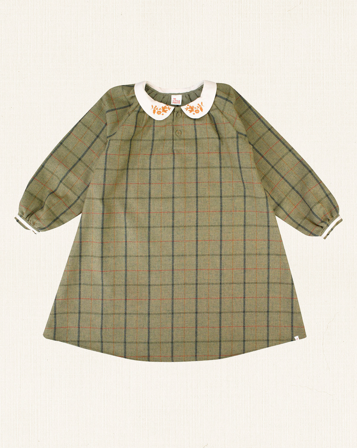 Sophia Midi Dress Green Tartan