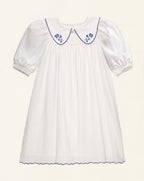 Sophia Dress 3/4 Sleeves - Ecru