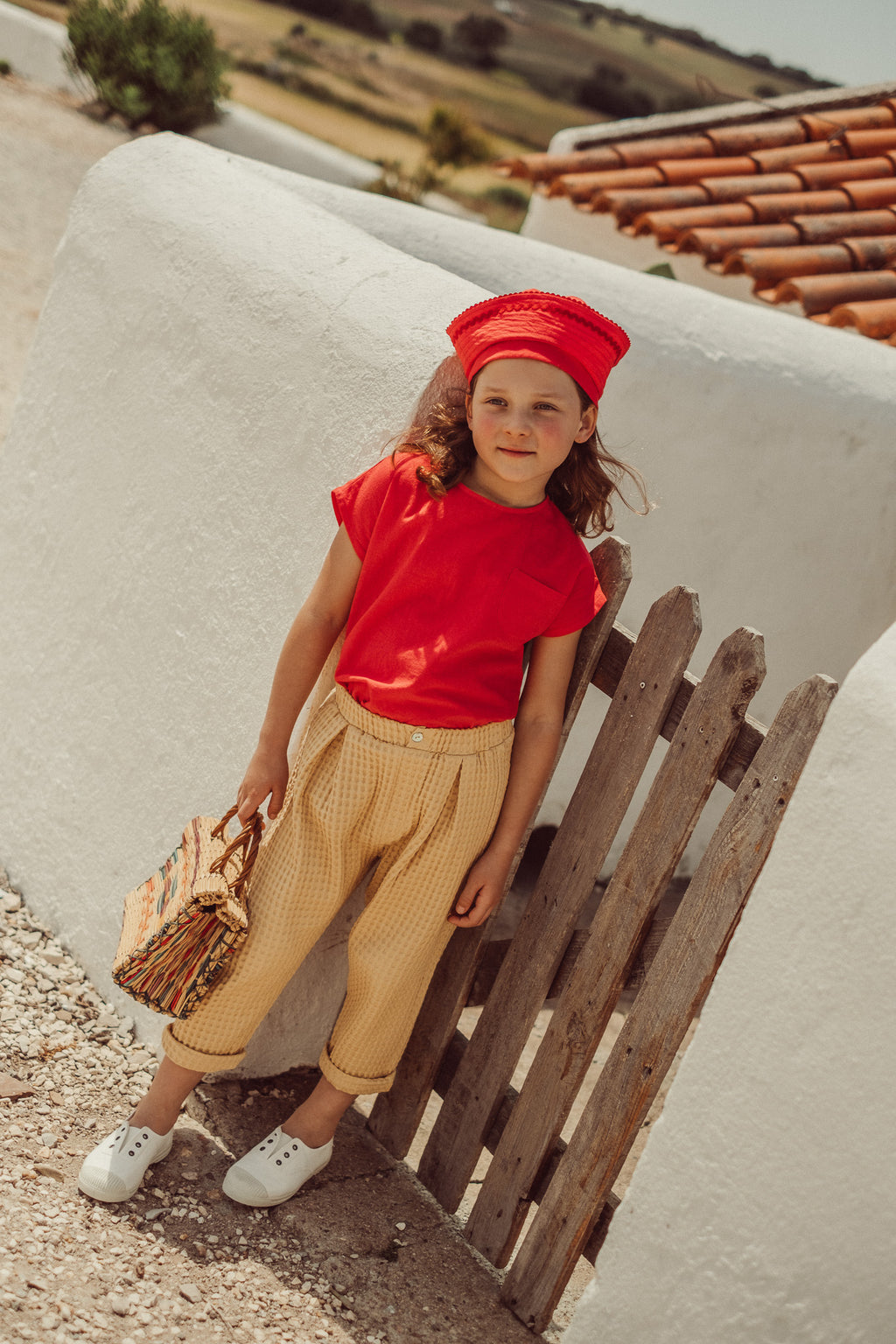 Natalia Shirt - Red Safran