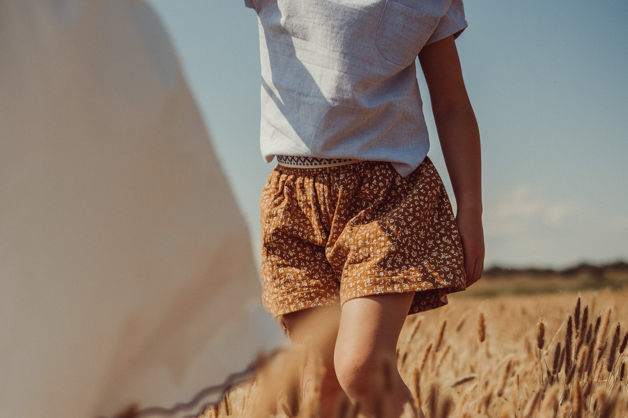 Nadir Shorts - Quilted Caramel