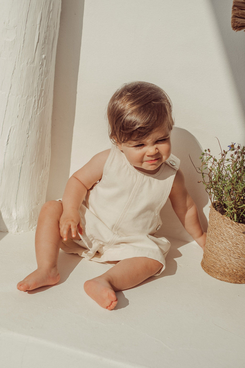 Alice Overalls - Ecru (coming soon)