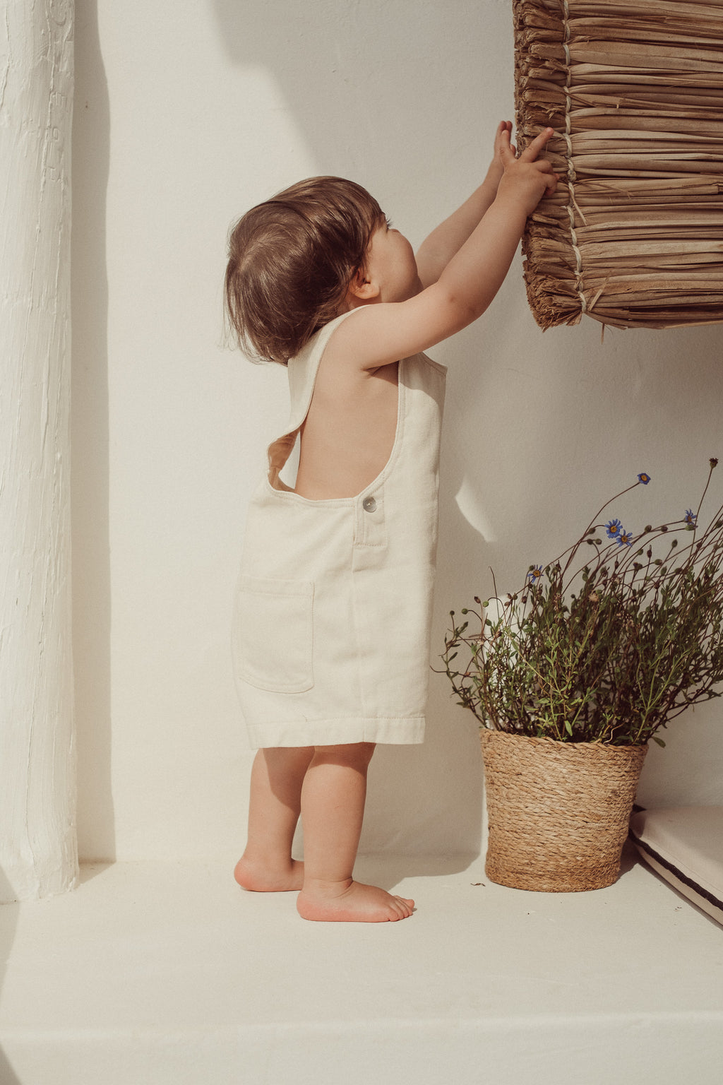 Alice Overalls - Ecru (coming soon)