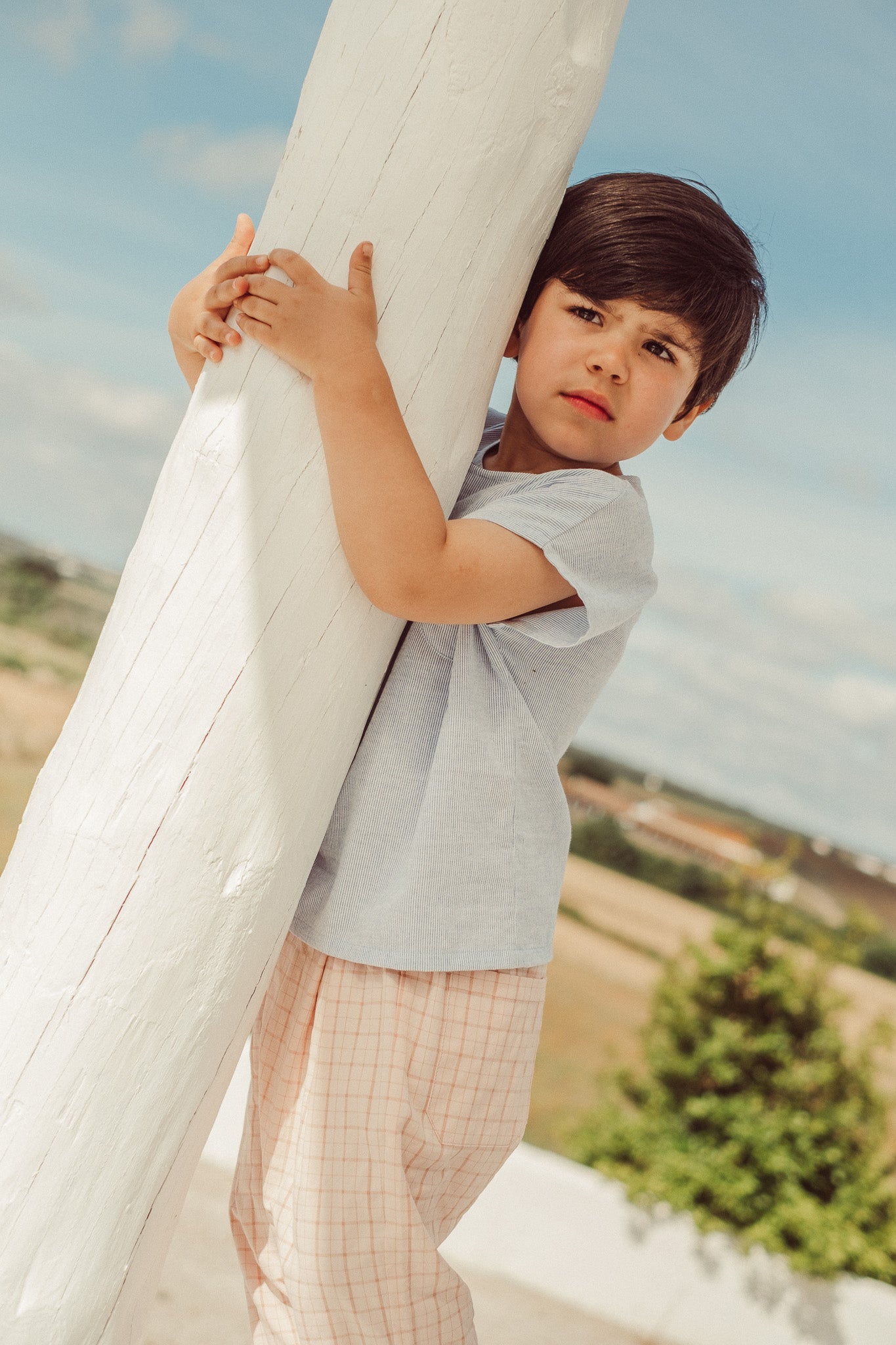 Natalia Shirt - Blue Stripes