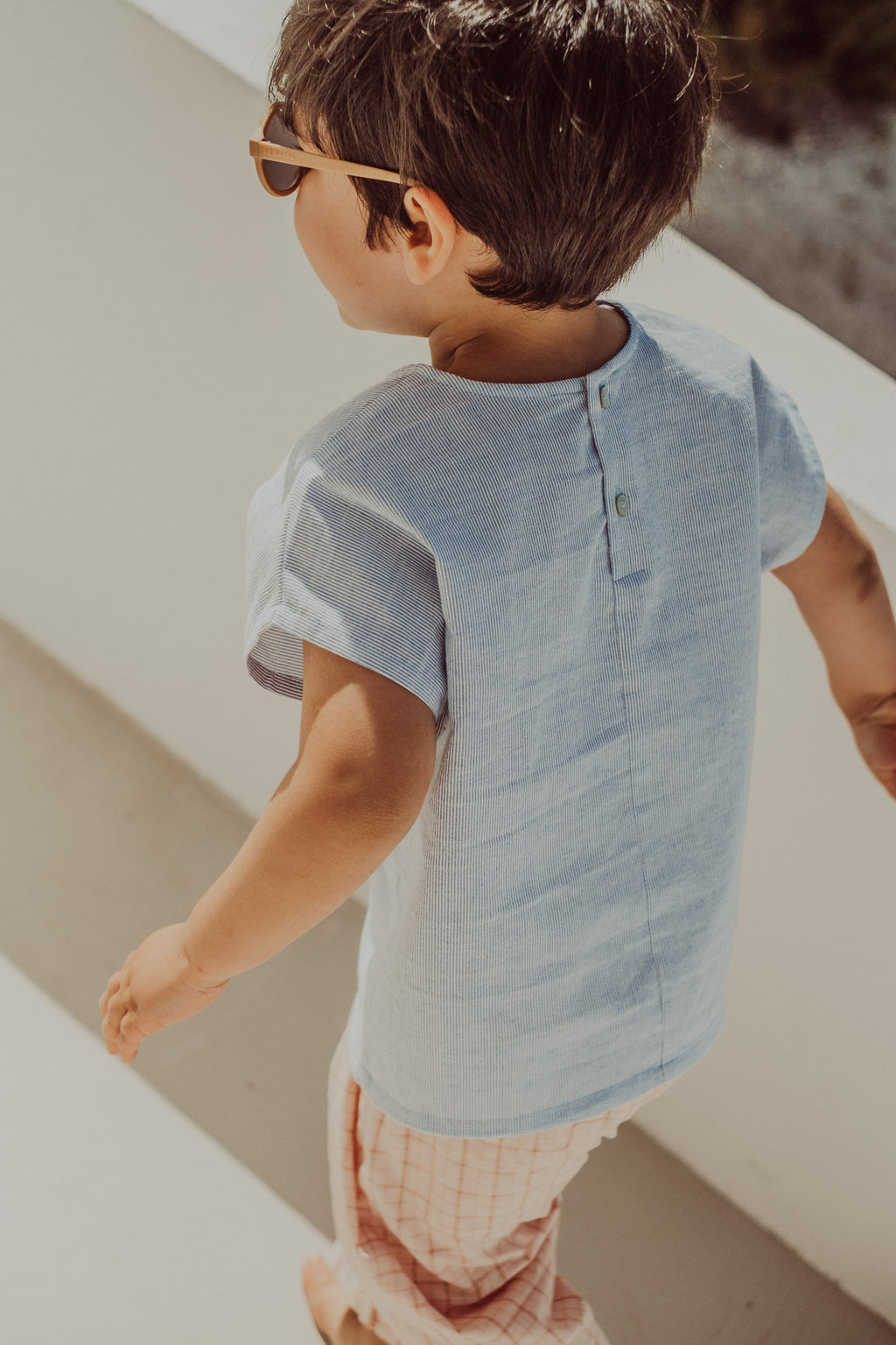 Natalia Shirt - Blue Stripes