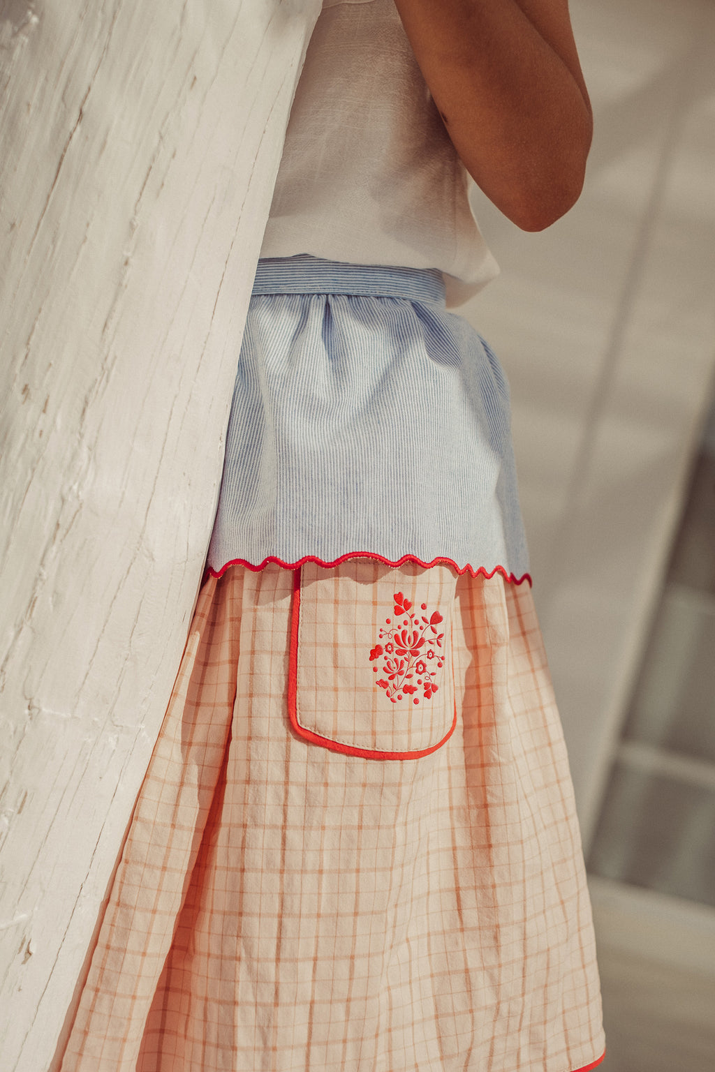 Amália Skirt - Vichy Rose