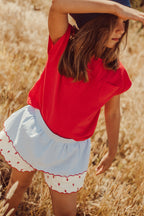 Deolinda Shorts - Red Safran