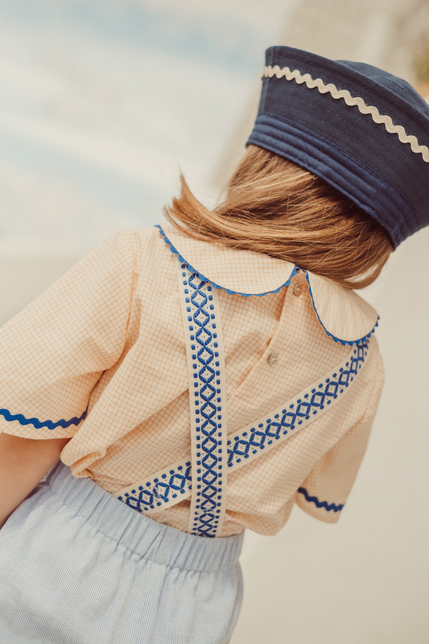 Florbela Shirt - Vichy Yellow