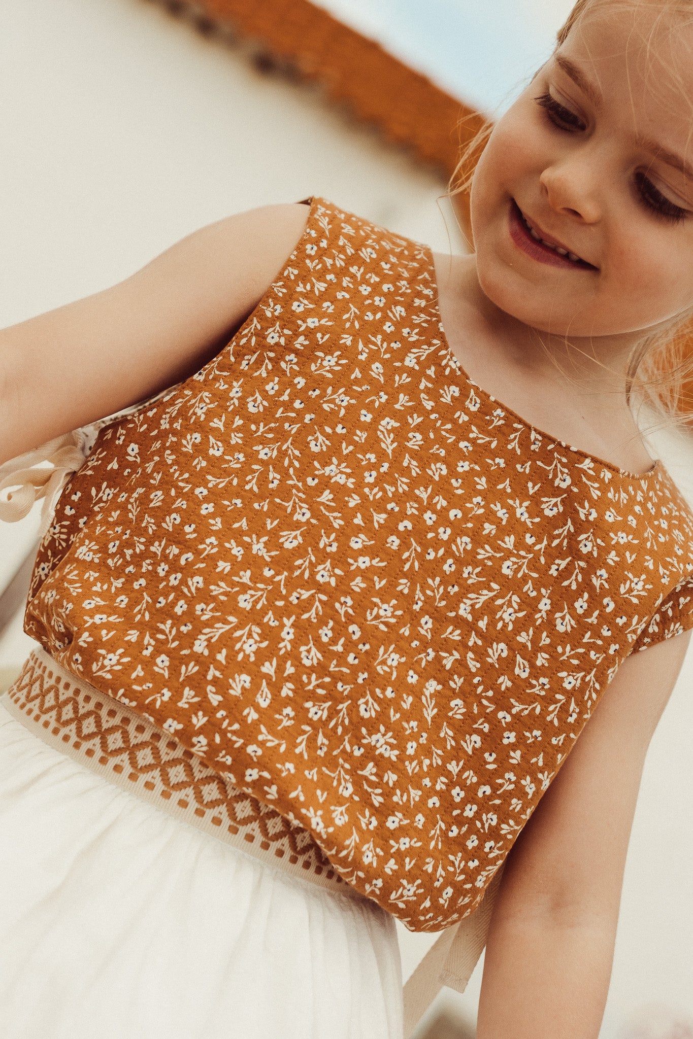 Louise Vest - Mixed Caramel