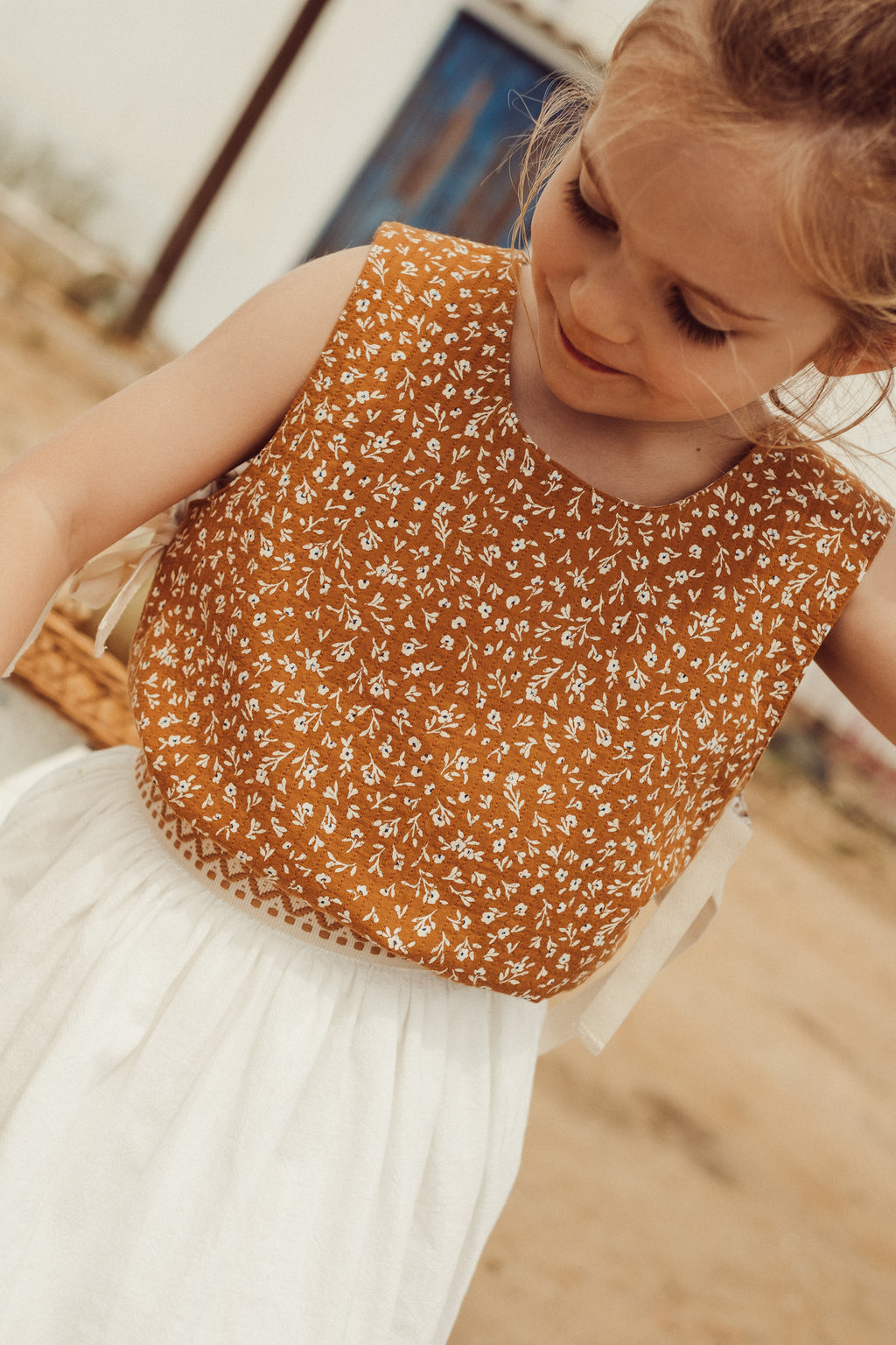 Louise Vest - Mixed Caramel