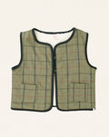 Tito Vest Green Tartan