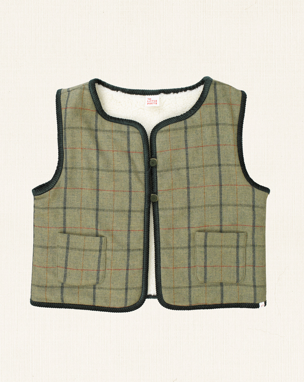 Tito Vest Green Tartan