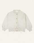 Cloe Fine Wool Cardigan Ecru